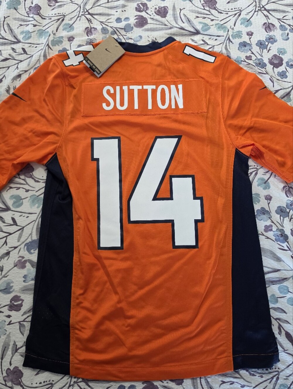 Authentic Courtland Sutton Jersey, Nike, New, Denver Broncos, SMALL NEW w/tags